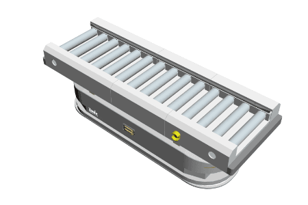 Tray transport automated guided vehicle
